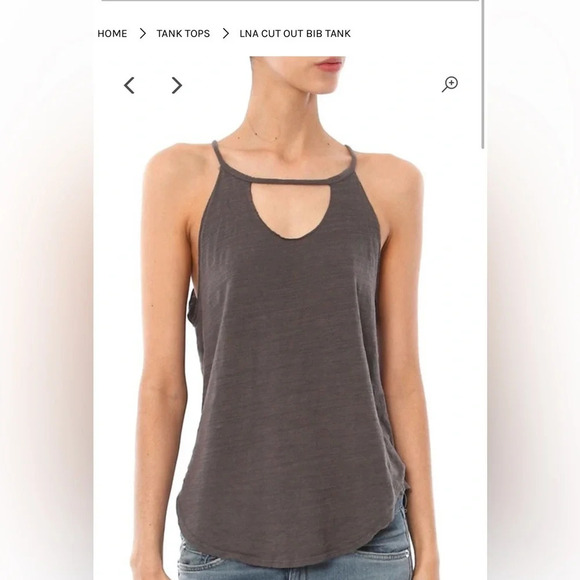 Tops - LNA Cut Out Bib Tank